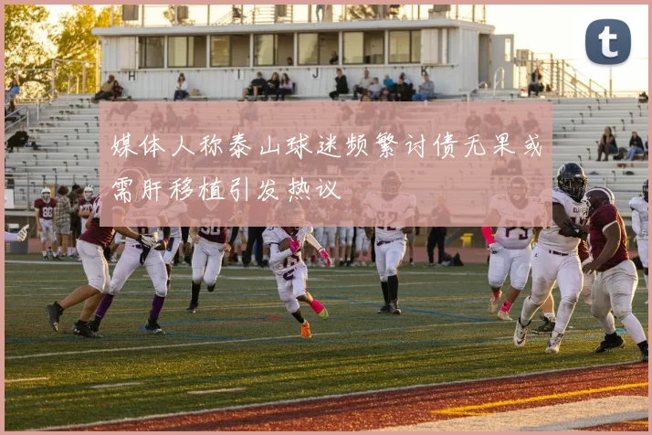 媒体人称泰山球迷频繁讨债无果或需肝移植引发热议